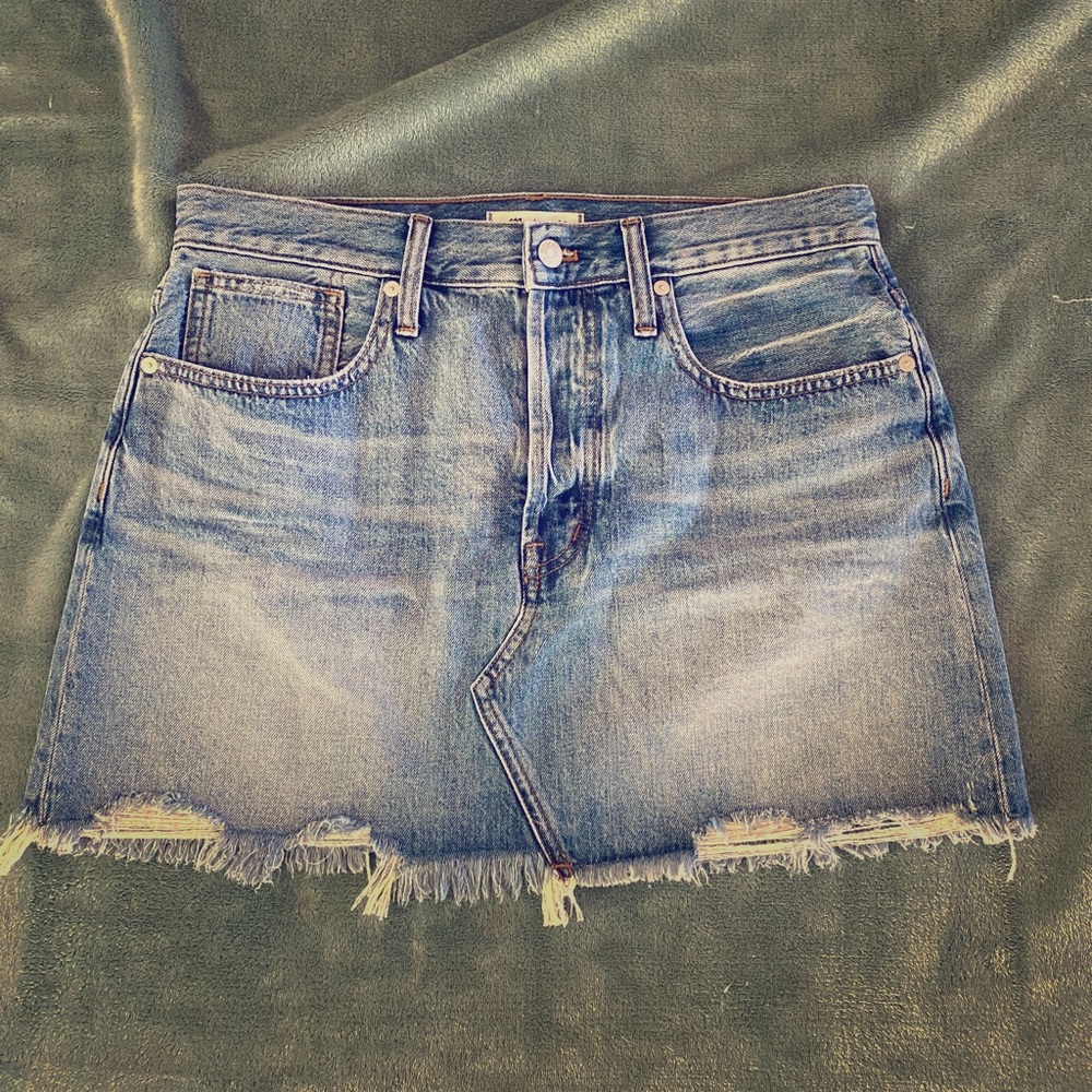 Madewell denim skirt